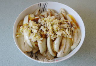 Steamed White Eggplant with Satay Sauce and Garlic recipe