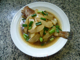 Braised Rubber Fish with Rice recipe