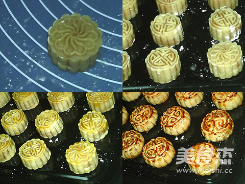 Pineapple Lotus Paste Mooncake recipe