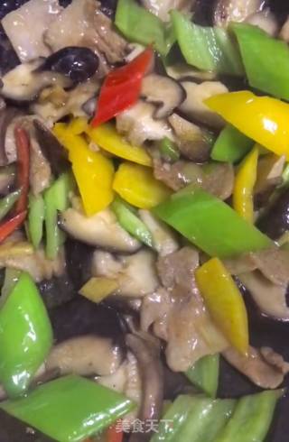 Stir-fried Pork with Mushrooms recipe