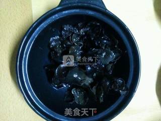 Fried Yam with Fungus recipe