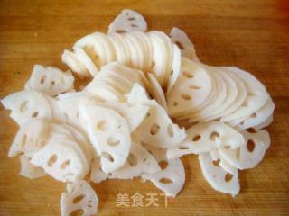 Vegetarian Fried Lotus Root and Carrot Slices recipe
