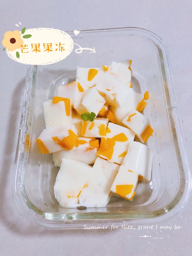 Super Simple Summer Dessert, Mango Jelly, Greedy The Kid Next Door recipe