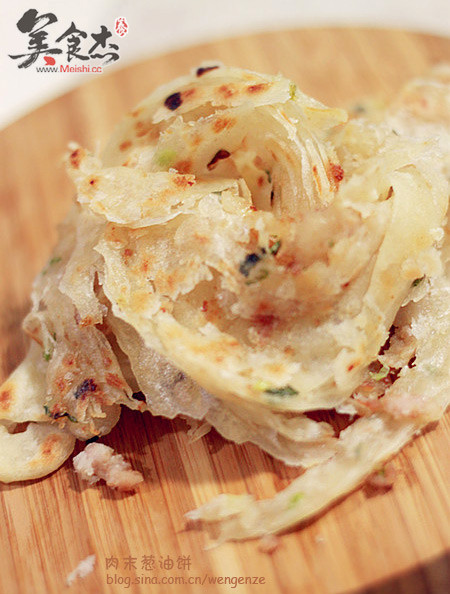 Minced Meat Scallion Pancakes recipe