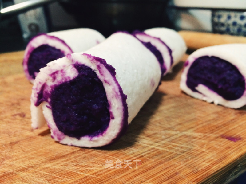 Sago Purple Sweet Potato Roll recipe
