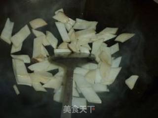 Pleurotus Eryngii and Silver Fish Egg Soup recipe