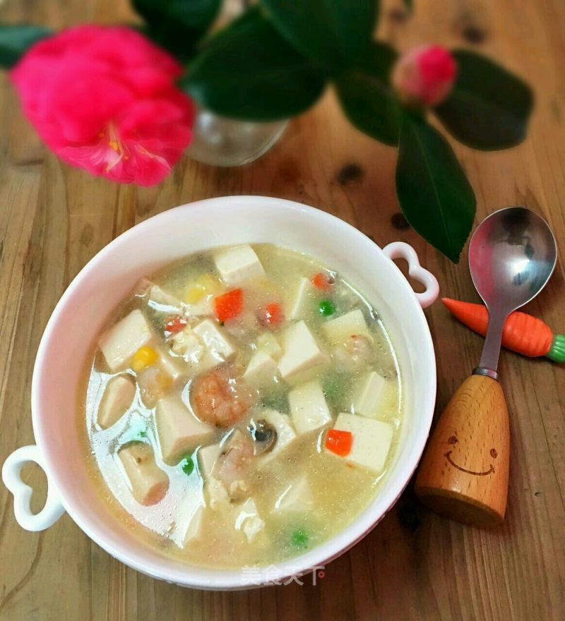 Shrimp Tofu Soup recipe