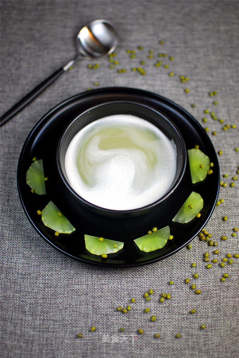 Lettuce Cucumber Green Soy Milk recipe