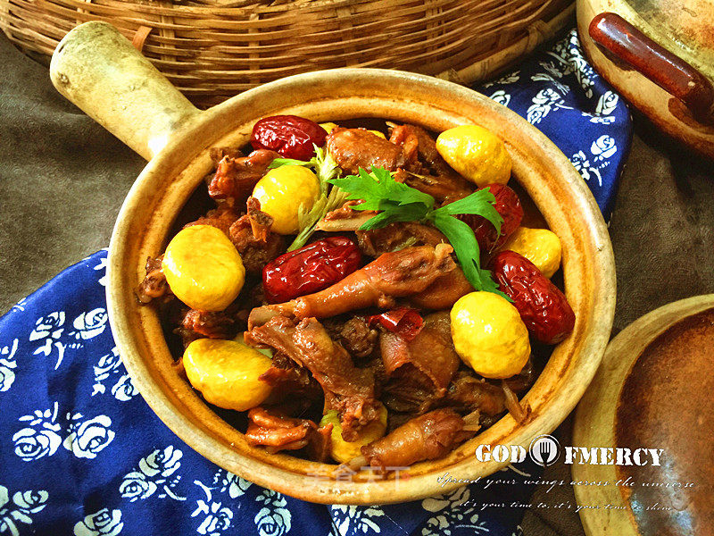 The Deliciously Tempted Young Pigeons-roasted Chestnut Pigeons at The Mid-autumn Festival recipe