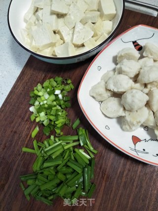 Cuttlefish Balls Stewed Tofu recipe