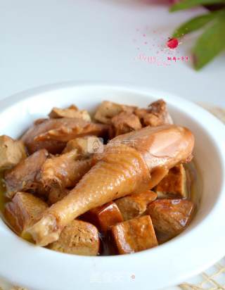 Braised Chicken and Dried Tofu recipe