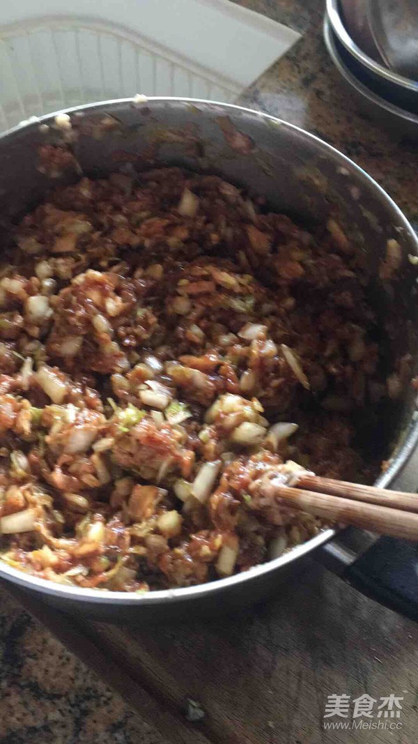 Cabbage, Mushroom and Pork Dumplings recipe