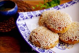 #aca烤明星大赛#sesame Sauce Biscuits recipe