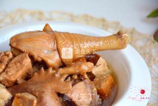 Braised Chicken and Dried Tofu recipe