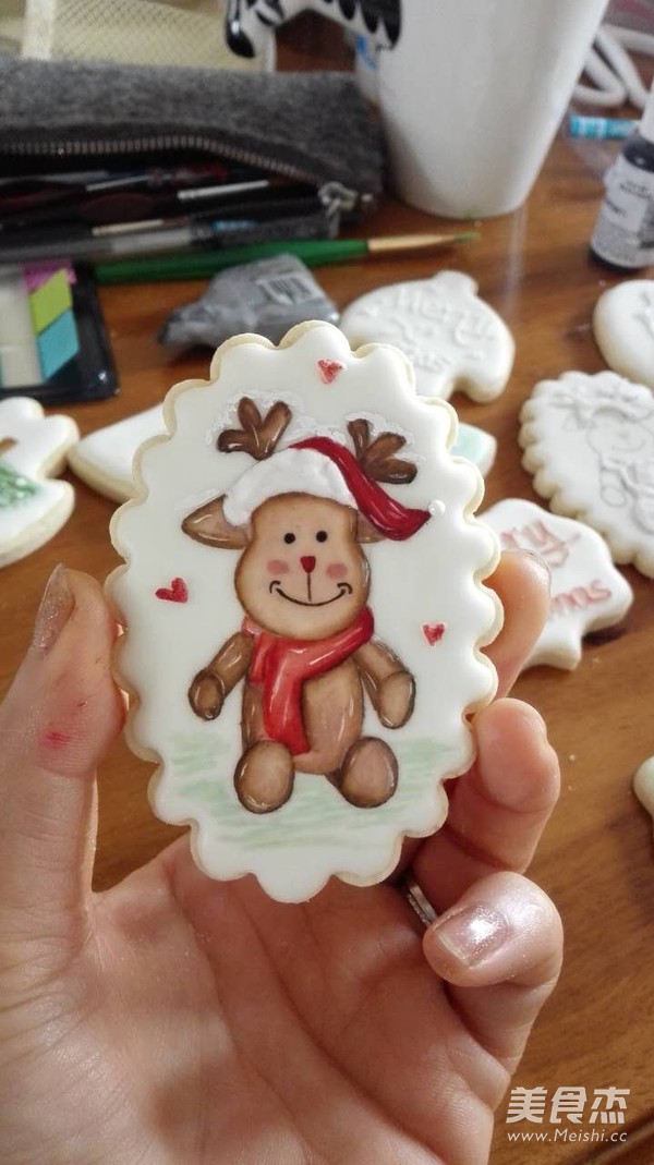 Painted Cookies with Frosting recipe