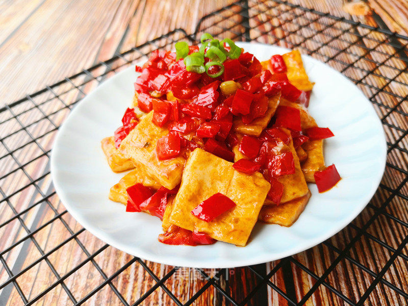 Sour and Spicy Appetizing Tofu recipe