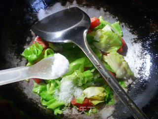 Stir-fried Beef Cabbage with Tomato recipe