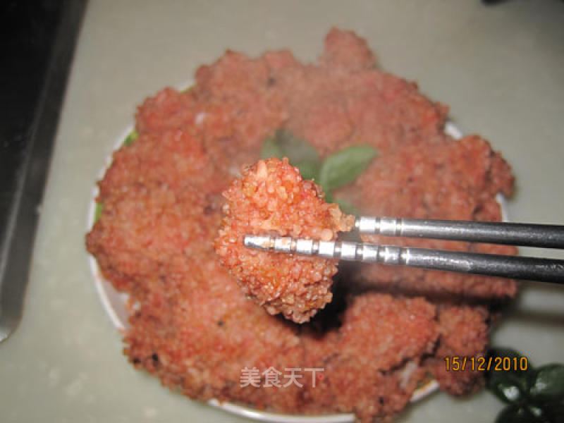 Tasty and Not Greasy Steamed Pork recipe