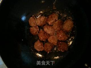 Loofah Burnt Meatballs recipe