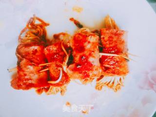 Bacon and Enoki Mushroom Roll recipe
