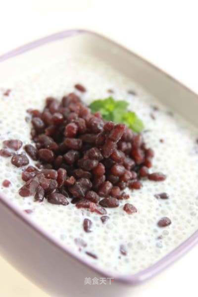 Red Bean Milk Sago Dessert-a Must-try Cold Dessert in Summer~ recipe