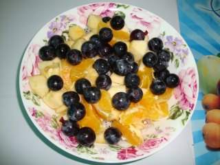 Honey Butter Fruit Plate recipe