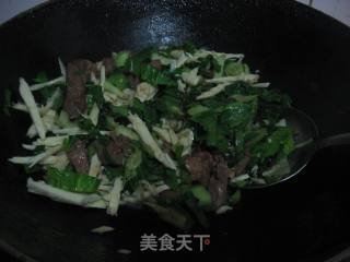 Stir-fried Chicken Liver with Winter Bamboo Shoots recipe