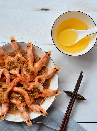 Steamed Shrimp with Garlic recipe