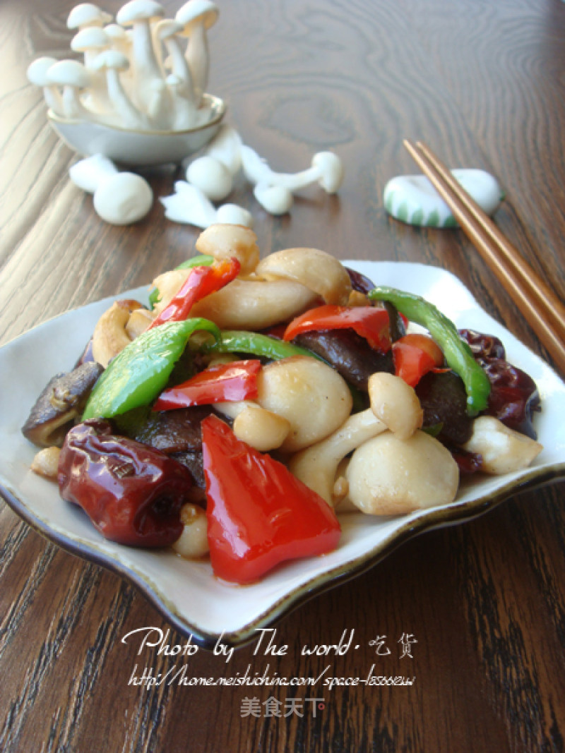 Health Three Treasures-stir-fried Double Mushrooms recipe