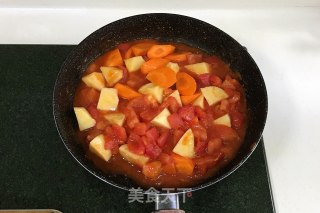 Tomato and Potato Sirloin Soup recipe