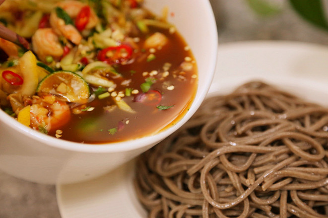 Sour and Spicy Soba Noodles-essential for Weight Loss in Summer recipe