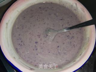 Blue Steamed Cake recipe