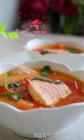 Salmon Tomato Soup recipe