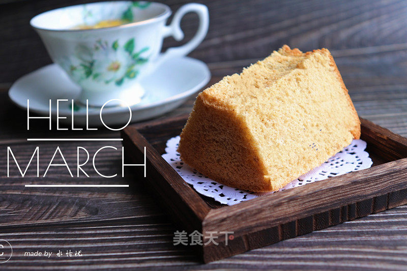 Tartary Buckwheat Chiffon Cake recipe