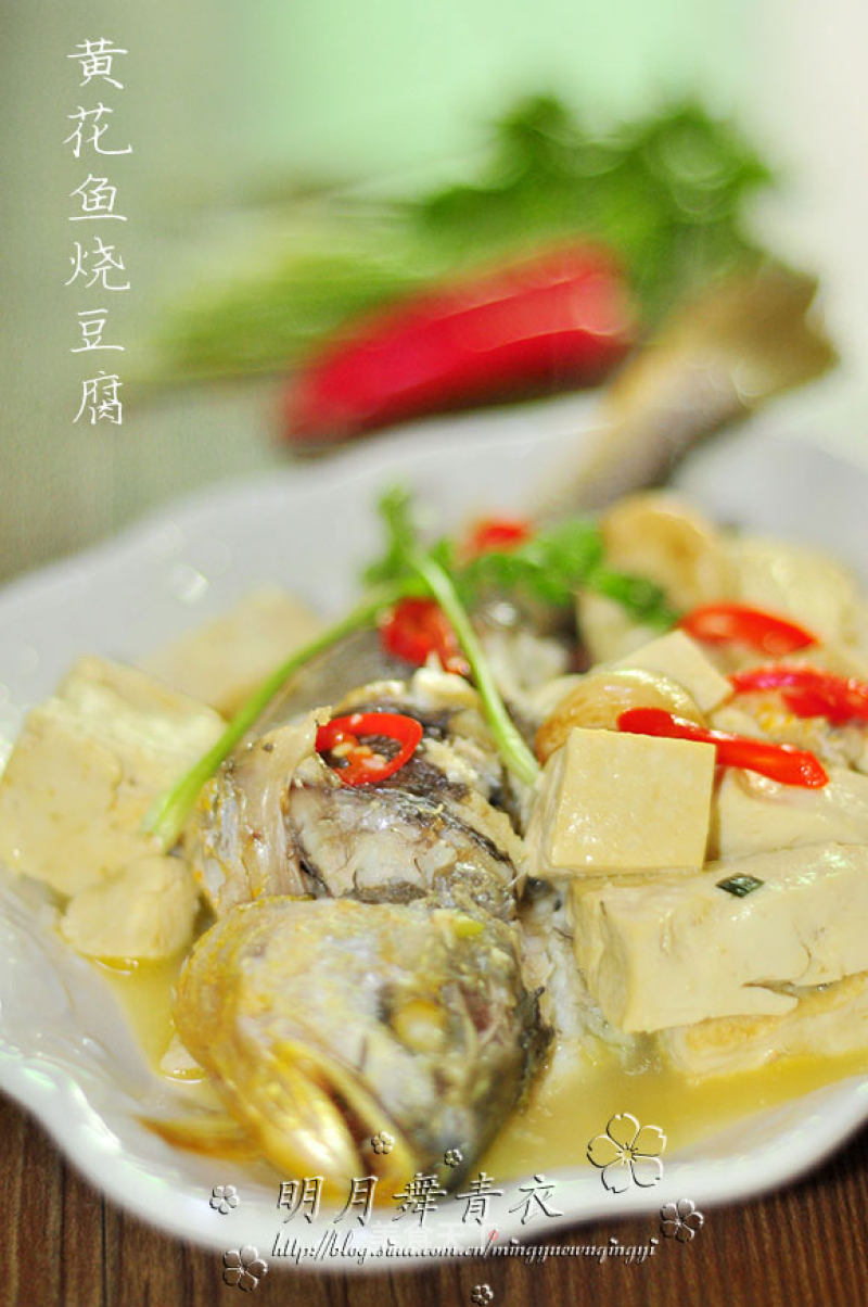 Yellow Croaker Braised Tofu recipe