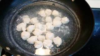 Spinach Soup with Chicken Balls recipe