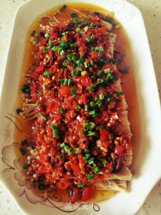 Private Secret Chopped Pepper Flammulina recipe
