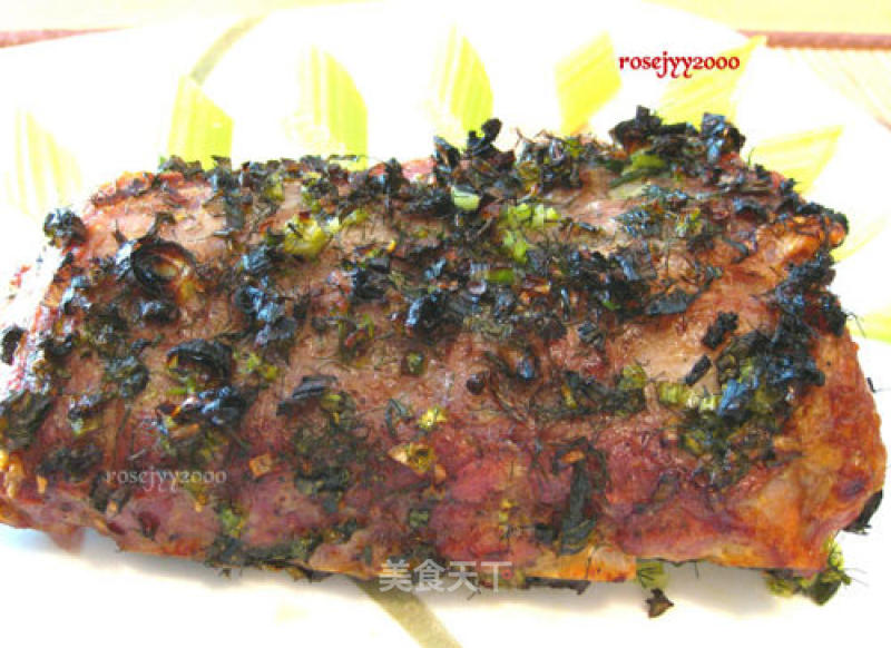 Grilled Ribs with Herbs recipe