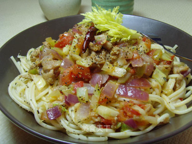 Mixed Vegetable Spaghetti recipe