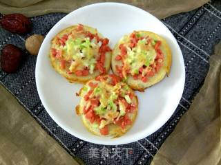 Cheese and Ham Mantou Slices recipe