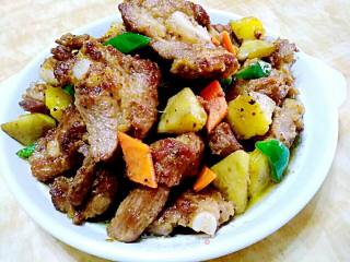 Mango Pan-fried Crispy Steak recipe