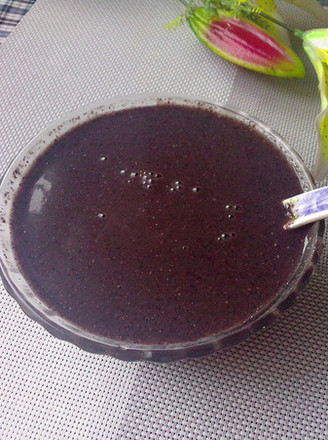 Black Rice and Black Sesame Paste