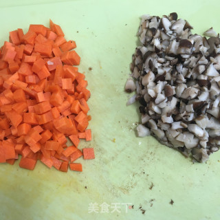 Seasonal Vegetable Diced Pork Glutinous Rice recipe