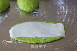 Matcha Mochi Pork Floss Bun recipe