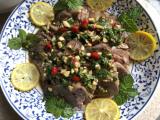 Mint Lemon Beef Slices recipe