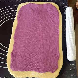 #aca Fourth Session Baking Contest# Making Erotic Two-color Toast with Purple Sweet Potato recipe