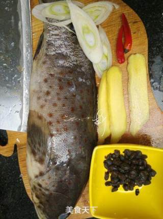 Steamed Grouper with Tempeh recipe