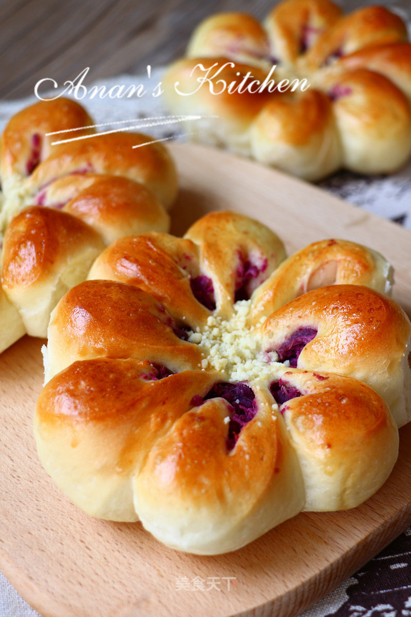 Purple Sweet Potato Bread recipe