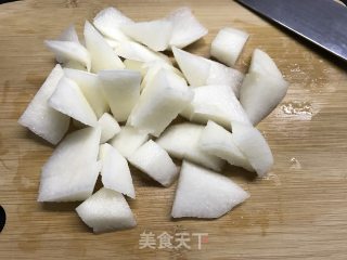 #一碗好汤#stewed Pear with Rock Sugar and Rose recipe