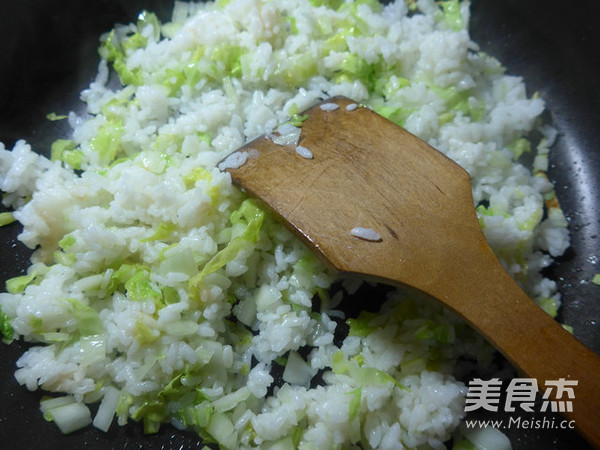 Celery and Cabbage Fried Rice recipe